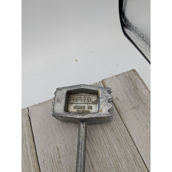 Elpo Aluminum #1 Meat Tenderizer Double Textured Sides 8 3/4" Japan - Picture 4 of 9